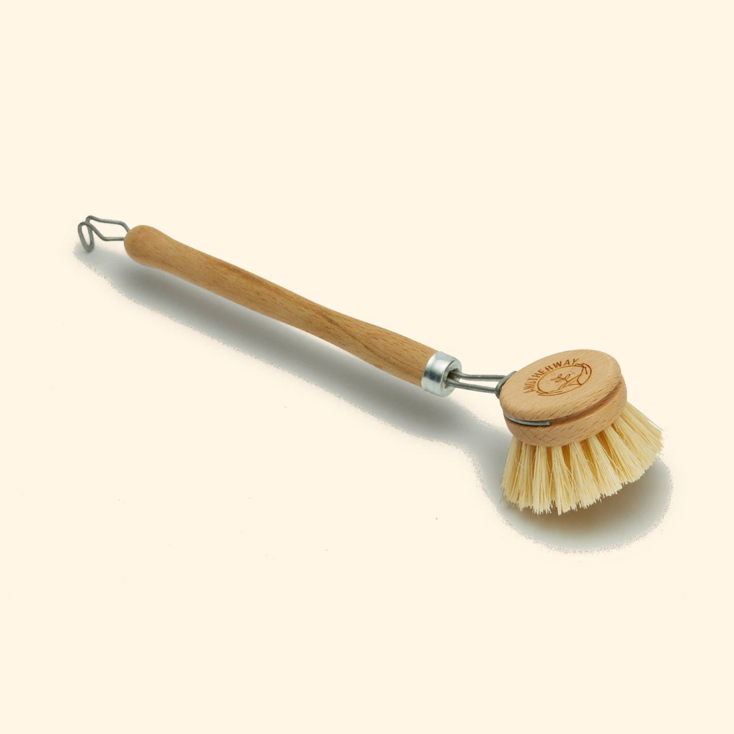 Brosse vaisselle en bois avec manche