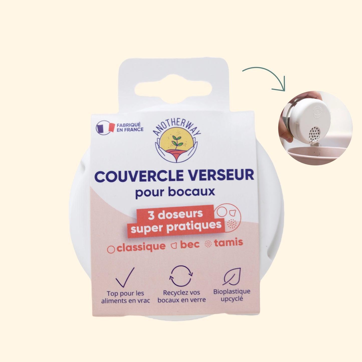 Couvercle verseur - Universel