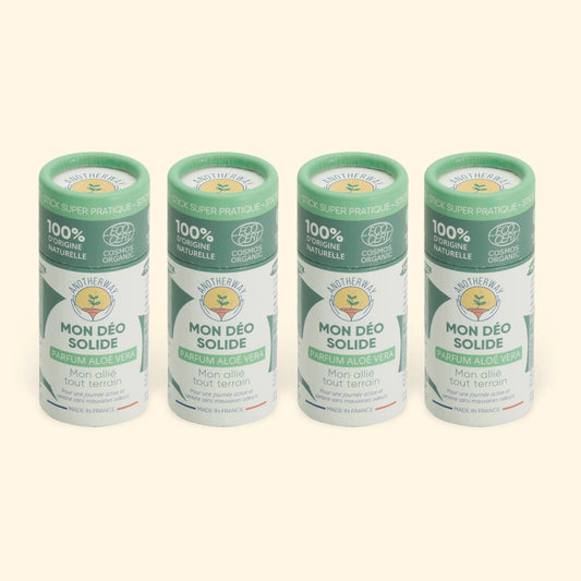 Déodorants naturels Aloe Vera (x4)