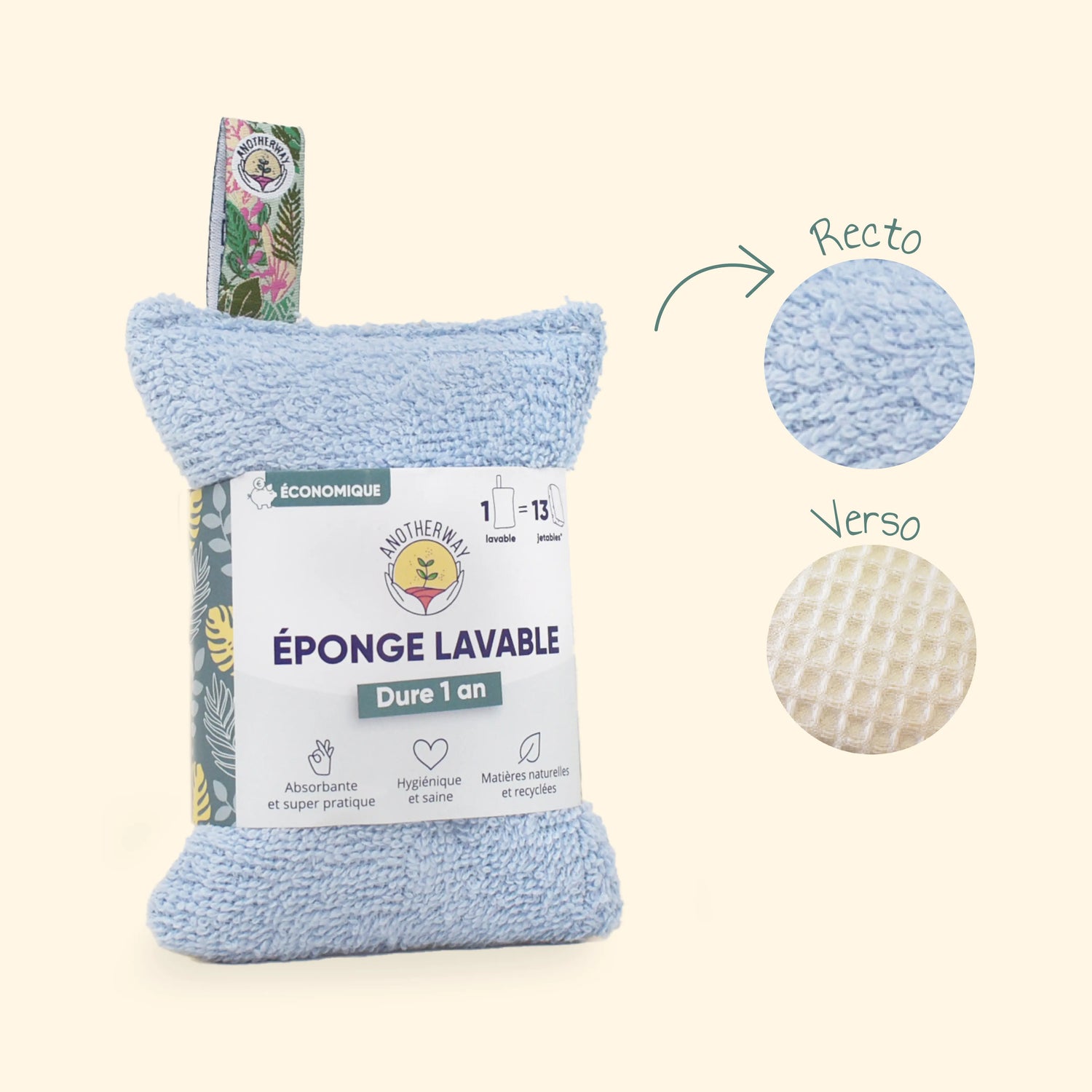 éponge lavable