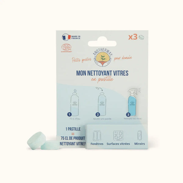 Nettoyant vitres naturel, rechargeable, produit ménager écologique